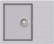 Aquasanita Tesa 620.5E Alumetallic - Granite Sink