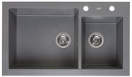 REGINOX Amsterdam 860.1 Grey metallic (silvery) - Granite Sink
