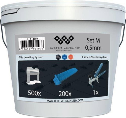 System Leveling - application SET 500/200/1 - 0,5mm - Clamp Spacers - Main image
