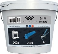 System Leveling – aplikačné SET 500/200/1 – 0,5 mm - Dištančné spony