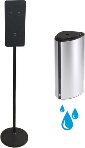 DONNER MOUNT without Drip Black + DONNER DROP (Gel) Silver - Disinfection Stand - Main image