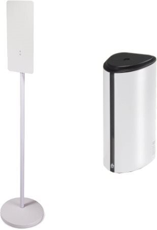 DONNER MOUNT without Drip White + DONNER DROP (Foam) White - Disinfection Stand - Main image
