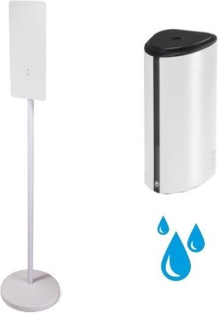 DONNER MOUNT without Drip White + DONNER DROP (Gel) White - Disinfection Stand - Main image