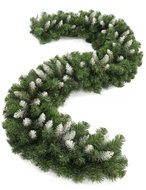 AGA Christmas garland 270 cm green and white - Garland