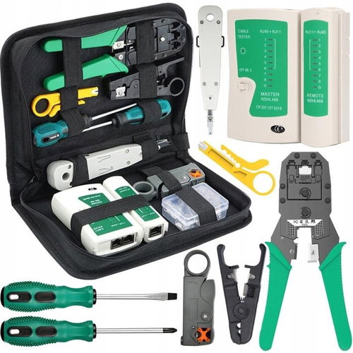 HurtDexxer 19in1 tool set including crimping pliers 4/6/8P for testing power cables - Tool Set - Main image