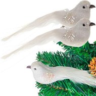 ISO Vianočná ozdoba na klipe na stromček – Vtáčiky 2 ks - Vianočná dekorácia