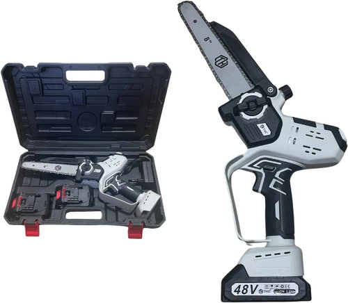 THO Řetězová pila jednoruční AKU 48 V (2x2 Ah) - Compact Chainsaw - Main image