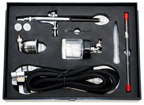 Siva Airbrush set with spray nozzle 0,2 mm / 0,3 mm / 0,5 mm - Paint Spray System - Main image