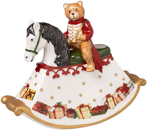 VILLEROY & BOCH Vánoční dekorace - porcelánový houpací kůň, kolekce Christmas Toys - Christmas Decoration - Main image