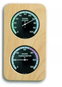 Sauna Thermometer TFA Sauna thermometer with hygrometer, dark dials - Teploměr do sauny