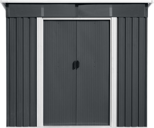 AGA Garden house 238 × 202 × 194 cm, dark grey - Garden Shed - Main image