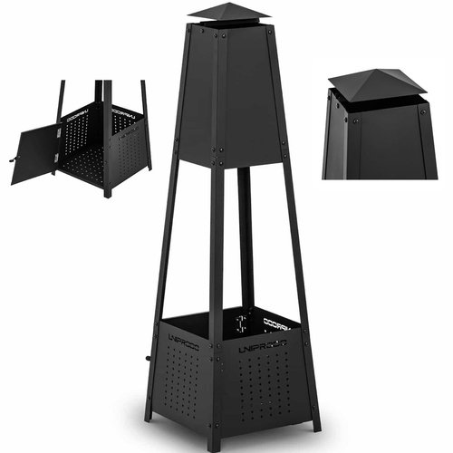 Build & Trade & Innovative Terrace garden fireplace 30 × 30 × 100 - Fireplace - Main image