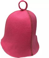 NATURE Sauna cap Pink, felt - Sauna Hat