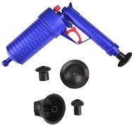 Verk Tlaková pistole na čištění potrubí s nástavci modrá - Pistole