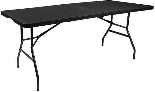 Gardlov 12280 Folding table 180 × 74 cm, black - Garden Table - Main image