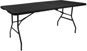 Gardlov 12280 Skládací stůl 180 × 74 cm, černý - Zahradní stůl
