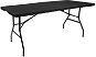 Gardlov 12280 Skladací stôl 180 × 74 cm, čierny - Záhradný stôl