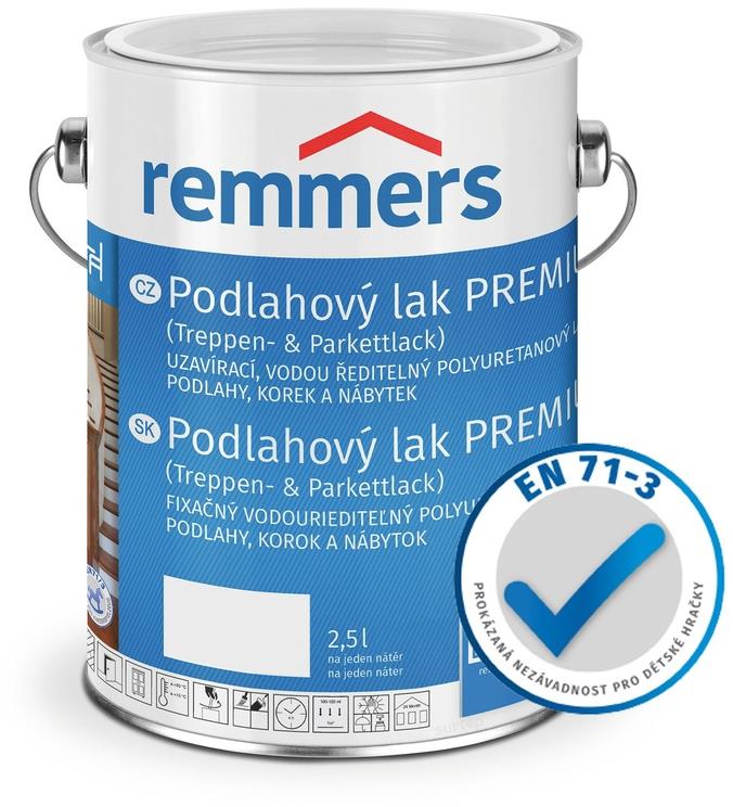 Remmers Prémium padlólakk 2,5 l selyemfényű
