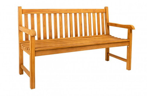 DOPPLER Taman FSC® three-seat teak bench - Garden Bench - Main image