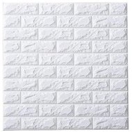 ALUM 3D nástěnný panel z bílých cihel 70 × 77 cm - Self-Adhesive Wall Tiles