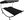 AGA Garden lounger for two persons, with canopy black