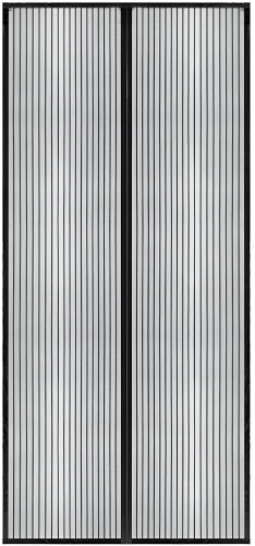 Malatec 18602 Door mosquito net with magnets HQ 100<210 cm black - Insect Screen - Main image