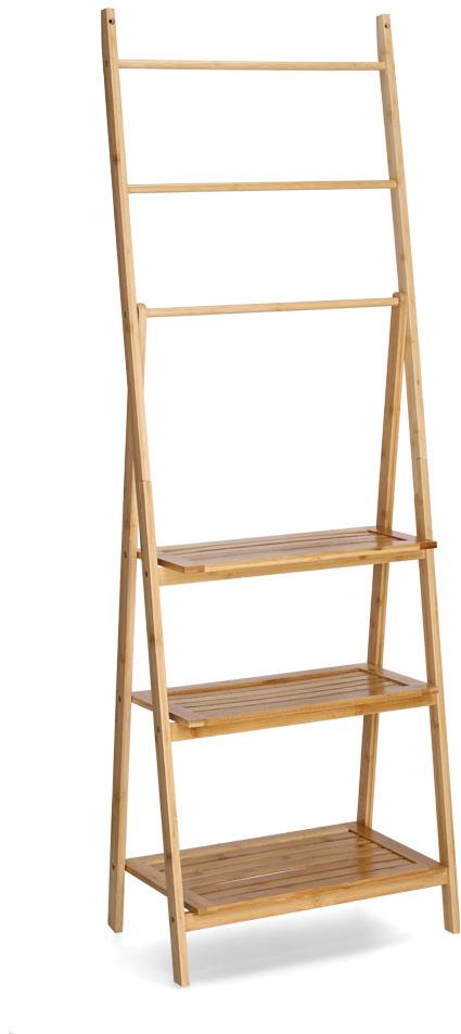 ZELLER fürdőszobai polc, 3 polc, bambusz, 53×30,5×153,5 cm
