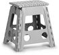 ZELLER Skládací stolička 38,5 × 31,5× 39 cm, nosnost 150 kg světle šedá - Stolička
