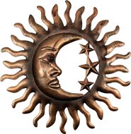 Prodex Slunce a měsíc kov malé - Dekorácia