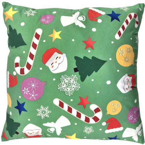 4sleep Decorative cushion 40 × 40 -Christmas motif ornaments - Pillow - Main image