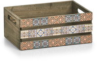 ZELLER Wooden box decor mosaic 32 × 22 × 13,5 cm - Storage Box