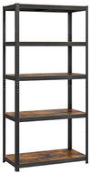 SONGMICS Shelf 5 shelves, industrial, 180 × 90 × 40 cm, brown-black - Shelving Unit