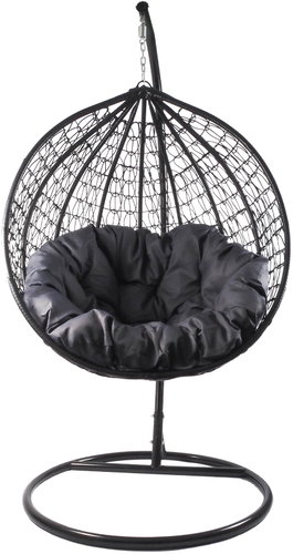 Aga Hanging armchair Orta MR4202B-DG Black/Dark grey - Hanging Chair - Main image
