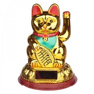 MDS Čínská kočka štěstí - solární soška Maneki Neko - Dekorace
