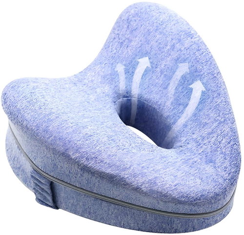 Verk Medical orthopaedic knee pillow with rubber blue - Anatomical Pillow - Main image