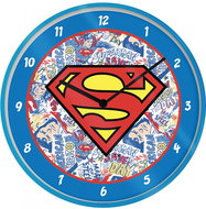 Hodiny DC Comics Superman: Logo - Nástěnné hodiny