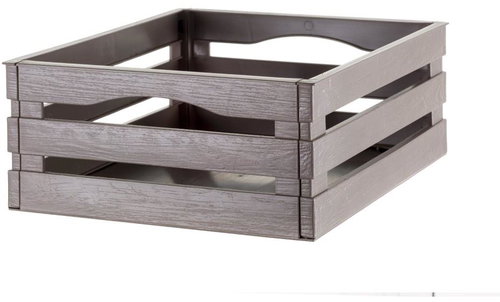 BAMA Plastic crate TINA 2, brown - Storage Box - Main image