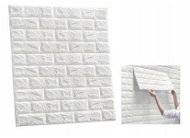 MDS 3D Samolepuaca tapeta/panel 77 × 70 cm imitácia biela tehla - Tapeta na stenu