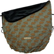 Pinkie Blanket with Drawstring Bear Green - Blanket