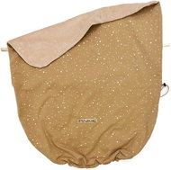 Pinkie Blanket with drawstring Shine Gold Camel - Blanket