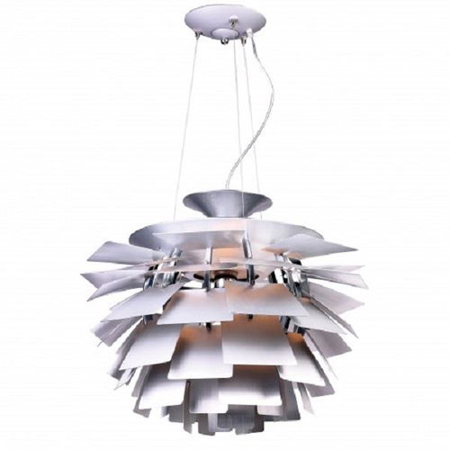 Azzardo Flower pendant luminaire 1 × E27 100 W without power supply 60 cm IP20, aluminium - Chandelier - Main image