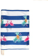 KIK KX3845 Beach screen 6 m with tropical pattern - Room Divider