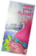 DreamWorks  Plážová osuška 140 × 70 cm - Trolové/Poppy - Osuška