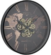 Boltze Nástěnné hodiny s viditelným mechanismem Rodas, průměr 57 cm - Nástěnné hodiny