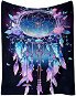 Excellent Mikroplyšová hřejivá deka 150 × 200 cm Lapač snů fialový - Deka