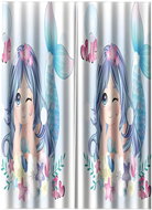 EXCELLENT Finished children's curtains 75 × 166 cm - Mermaid - Drape