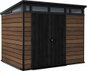 Garden Shed KETER Garden house Signature 9 × 7 Walnut, with floor - Zahradní domek