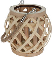 Home Styling Collection Bamboo lantern with jute holders - natural - Lantern
