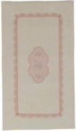 Soft Cotton Bouquet 50 × 90 cm, cream - Bath Mat