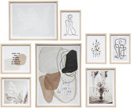 Atmosphera Abstract Wall Posters 8 pcs - Painting